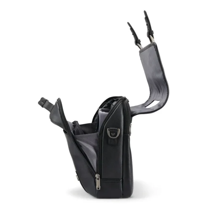 Klassische Leder-Klapptasche