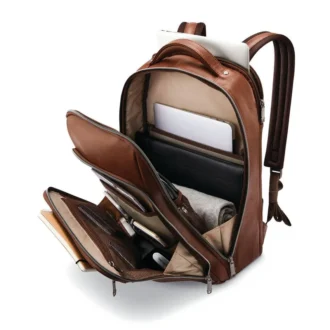 Klassischer Leder-Rucksack