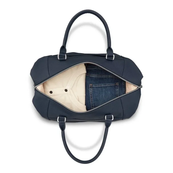 Klassischer Wochenendkoffer aus Leder