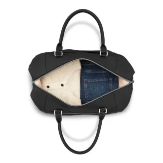 Klassischer Wochenendkoffer aus Leder