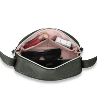 Mobile Solution 2 Leder-Umhängetasche