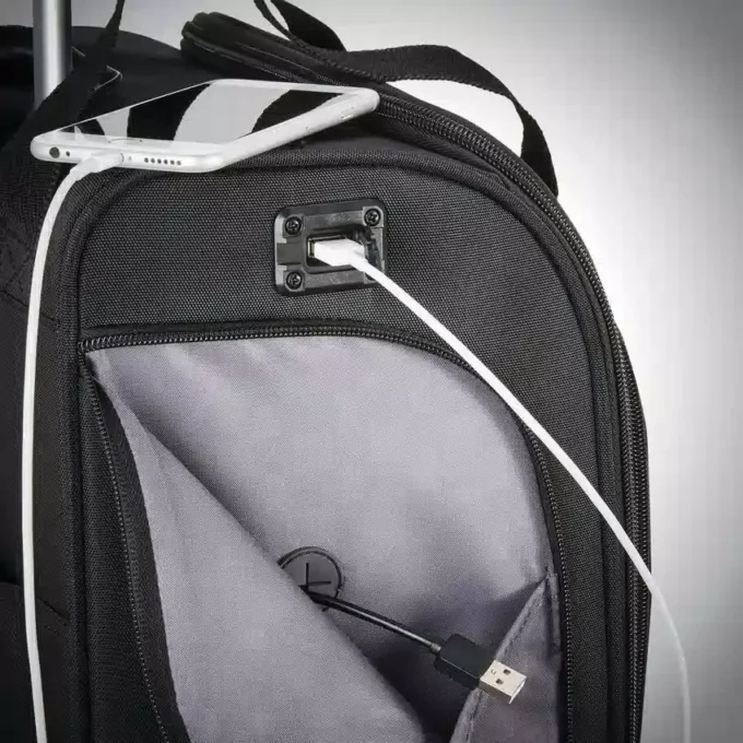 Spinner-Unter-Sitz-Tasche mit USB-Anschluss
